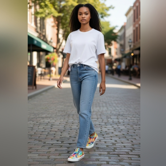 Blowfish Malibu Play slip-on canvas sneakers 8.5 Size - Picture 4 of 4